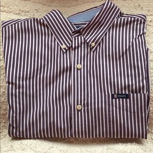 Purple and white long sleeved MEN’s shirt